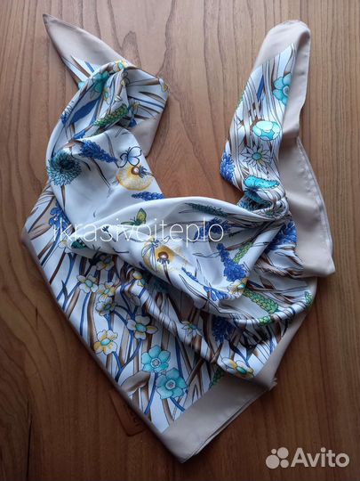 Платок шелковый новый gucci