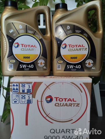 Масло моторное Total Quartz 9000 5w40 4л купить в Москве | Авито