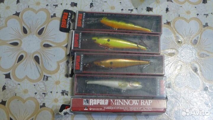 Воблеры Rapala Shad Rap SR07 Shad Deep Runner ориг