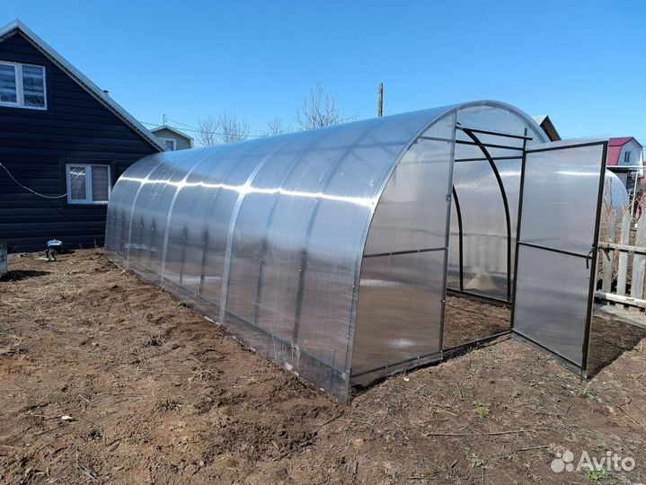 Теплицы в наличии (каркас + поликарбонат)
