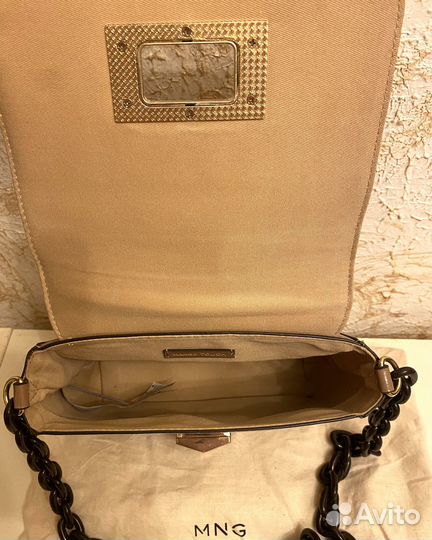 Сумка женская Mango, бежевая