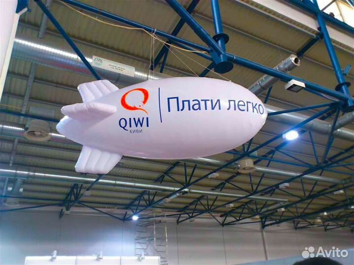 Большие надувные шары и дирижабли