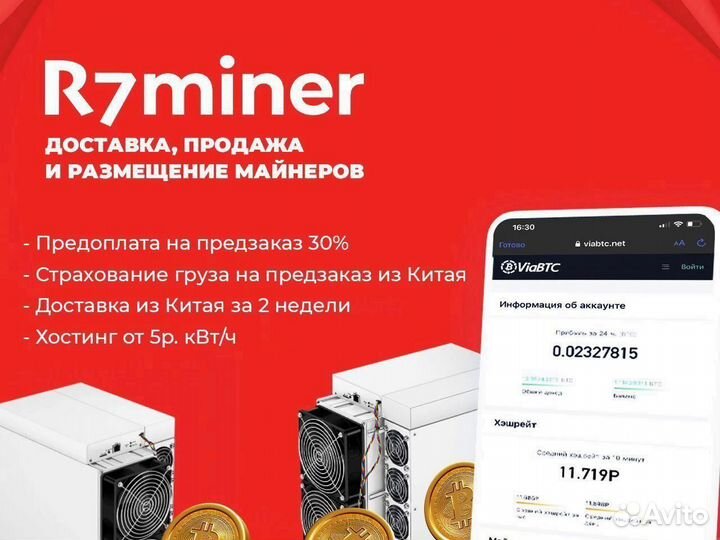 Асик Antminer T21 190Th с гтд