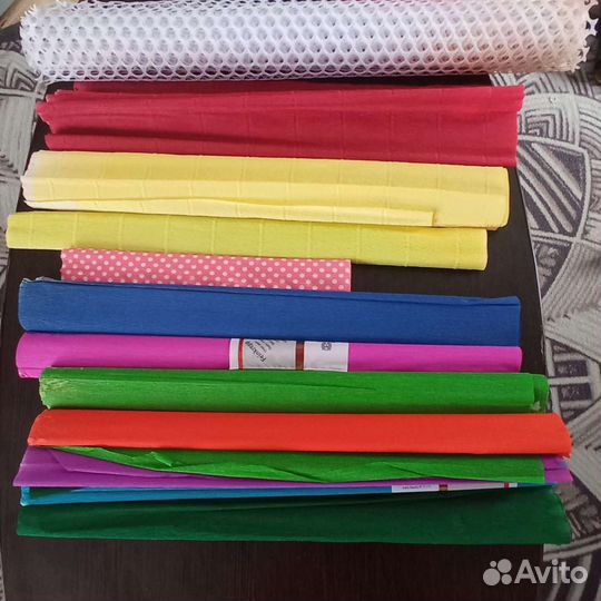 Крепированная бумага и прочее