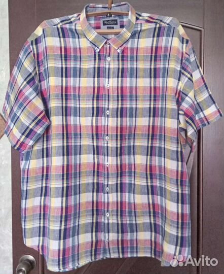 Льняная рубашка TomRusborg Дания 4XL