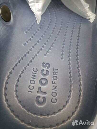 Crocs сабо синий мужские