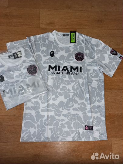 Футболка bape x inter miami