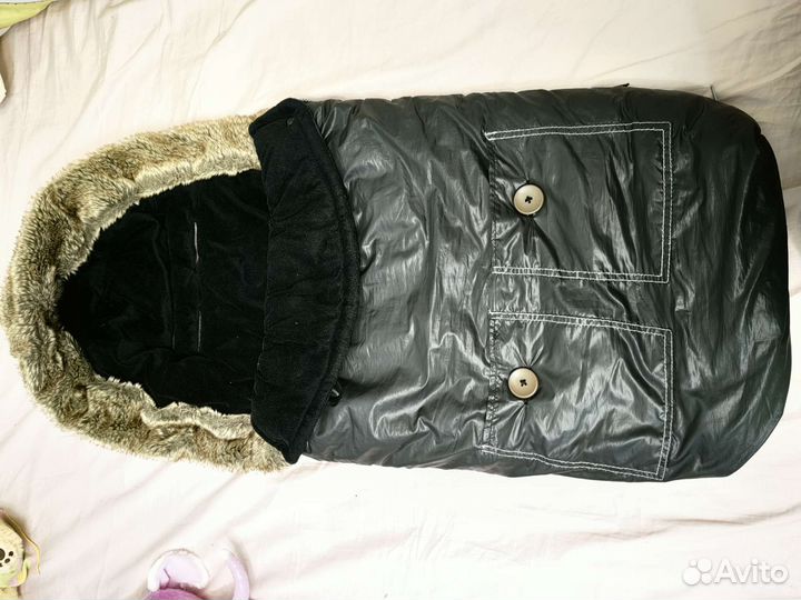 Осенниий и зимний конверт в коляску или автокресло