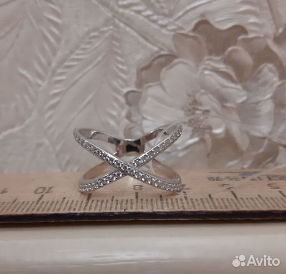 Кольцо серебряное,р.20,5