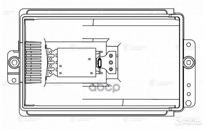 Резистор отопителя VAG Octavia 96, Golf IV 96