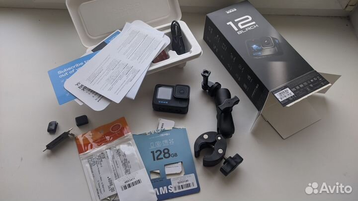 Экшн камера GoPro 12 hero black, с сд картой