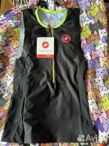 Джерси без рукавов Castelli Free Tri Top M