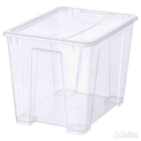 Контейнеры с крышкой икеа самла (новые), 22л 4 шт