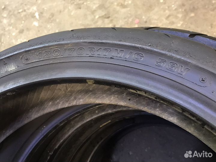 120/70/17 R17 bridgestone batllax BT002F (сервис)