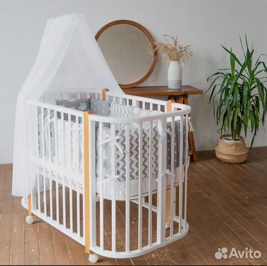 Балдахин в кроватку с держателем