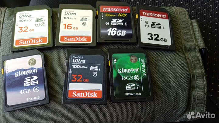 Карта памяти flash SD, microSD