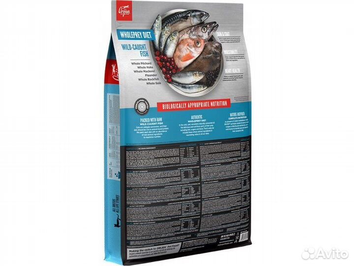 Orijen SIX fish CAT. Ориджен корм для кошек и кото