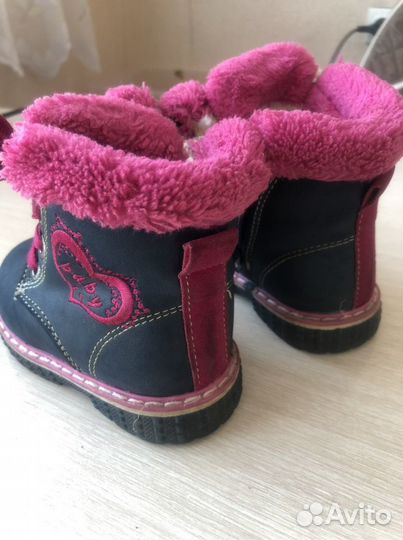 Ботинки утепленные 21 размер