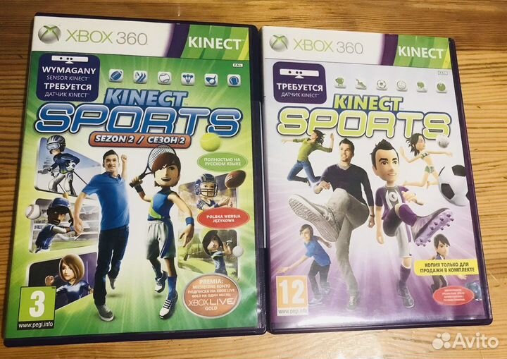 Kinect Sport 1 2 Adventures Xbox 360 кинект спорт