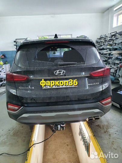 Фаркоп на Hyundai Santa Fe 2018