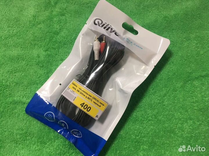 Кабель Qilive Q.9673 2 RCA-2 RCA Gold, 5 м