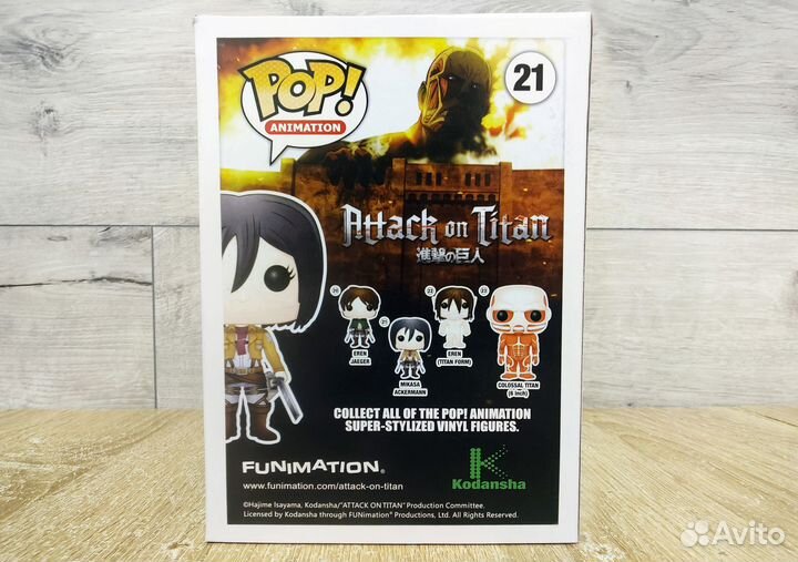 Funko Pop Микаса Аккерман - Mikasa Ackermann №21
