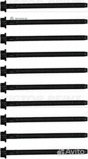 Victor reinz 143235801 к-кт болтов ГБЦ 10шт.\ Ford Fiesta/Fusion 1.3 16V 95