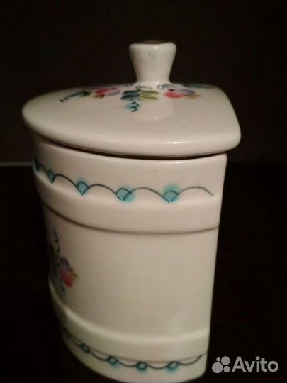 Банка для сыпучих ручная роспись высота 13 см