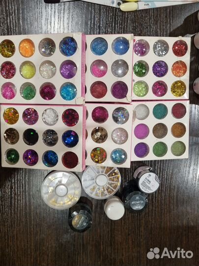 Набор гель лаков 62шт и дизайн