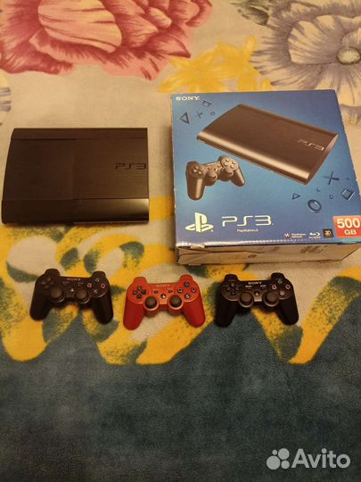 Игровая приставка ps3 super slim