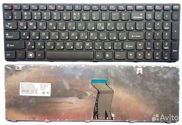 Клавиатура ноутбука Lenovo G580 / G580E