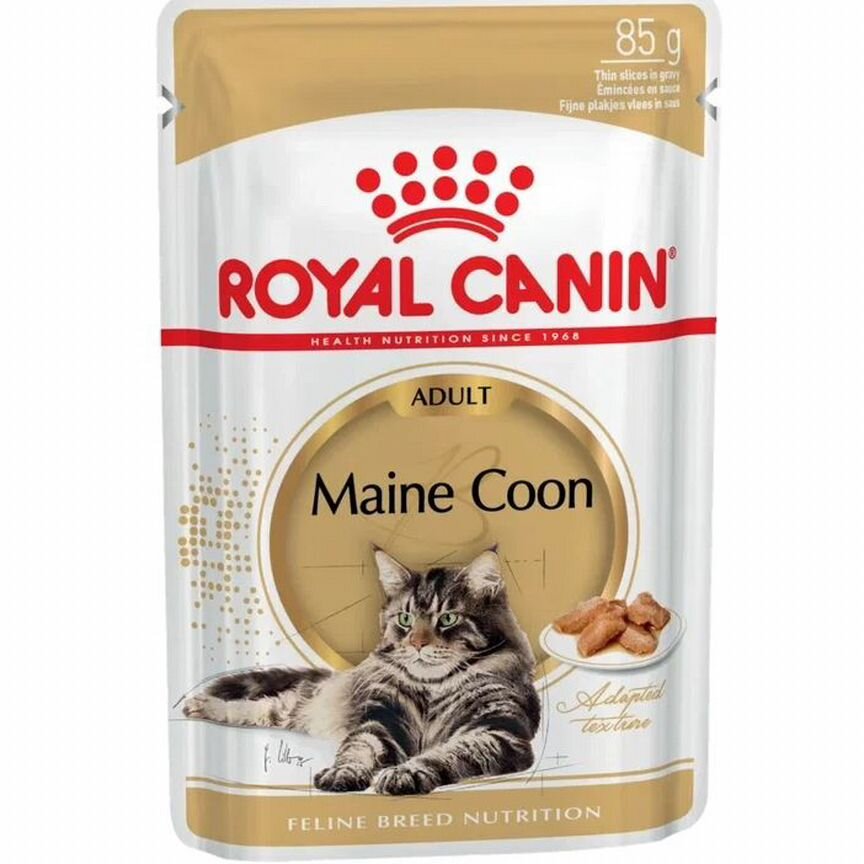 Пауч Royal Canin для кошек породы Мэйн Кун 85гр