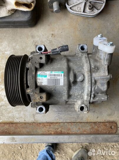 Компрессор кондиционера на renault duster 1