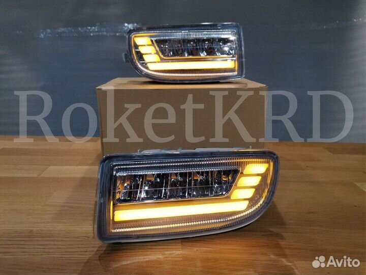 Противотуманки Toyota Land Cruiser 100 led