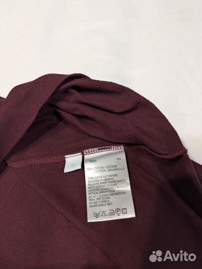 Лонгслив falke бордовый 100% хлопок, М