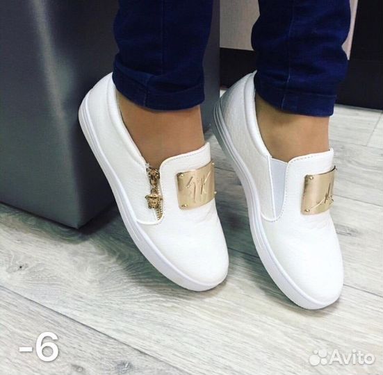 Слипоны женские 38 р. (на 37) новые