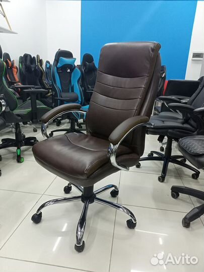 Кресло К-58 экокожа коричневый