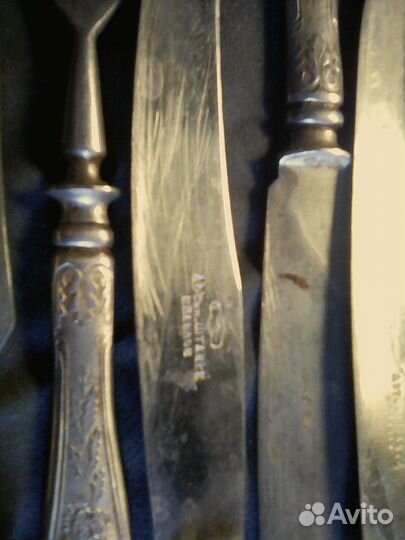 Вилка немецкая,трофей 1945+столовые приборы 50/60