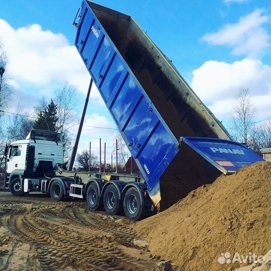 Песок речной доставка