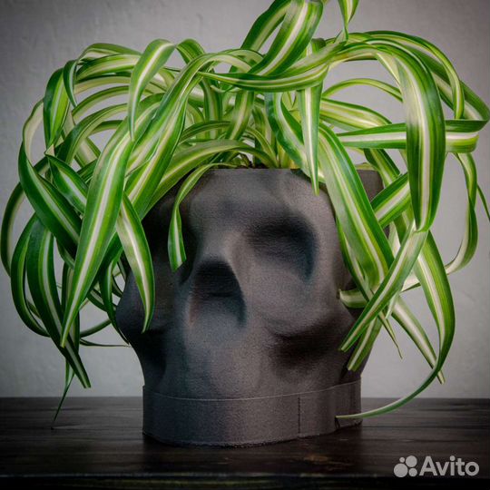 Кашпо 3л с горшком и землёй