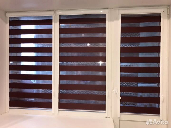 Жалюзи рулонные день ночь