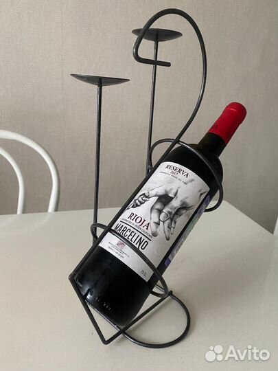 Бутылочница с посдсвечником