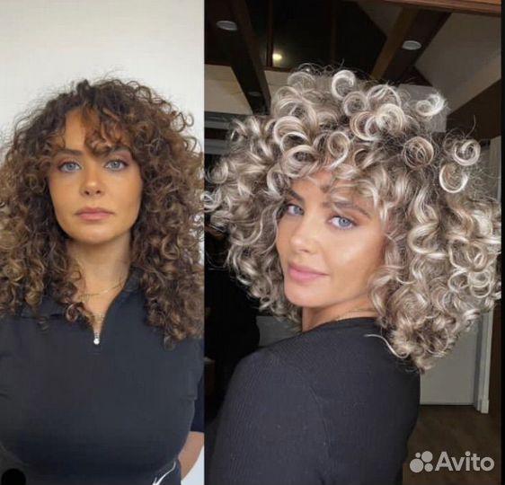 Окрашивание волос шатуш на кудрявых волосах