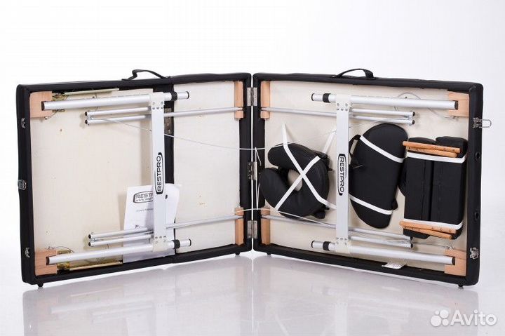 Restpro ALU 3 Black складной массажный стол (кушет