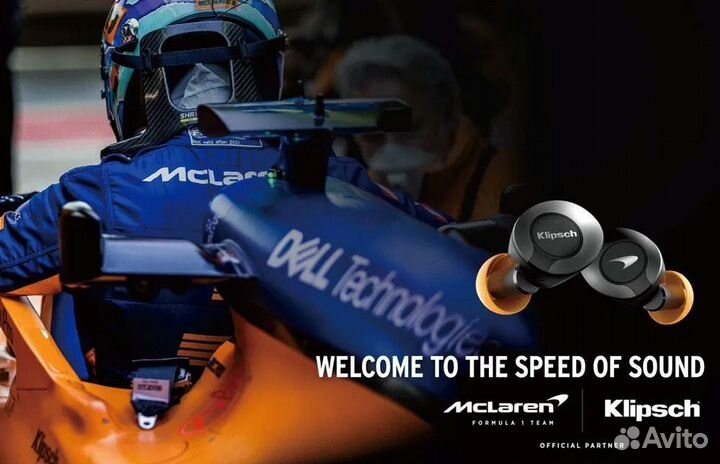 Наушники Klipsch T5 II True Wireless Sport McLaren
