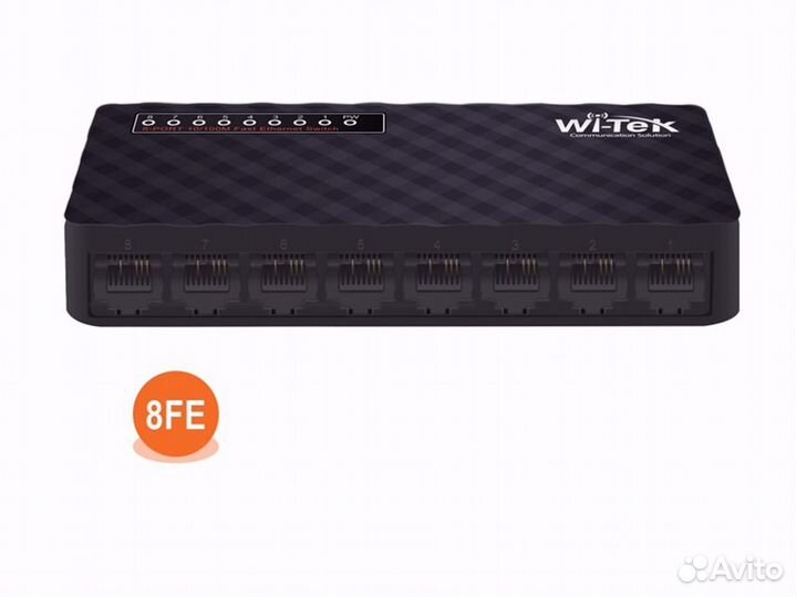 Коммутатор неуправляемый Wi-Tek WI-SF108