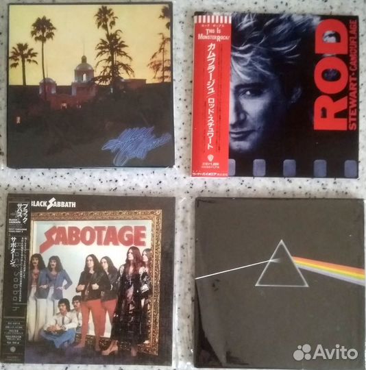CD Мини-винил - BS,Metallica,Queen,Eagles,PF,R.St