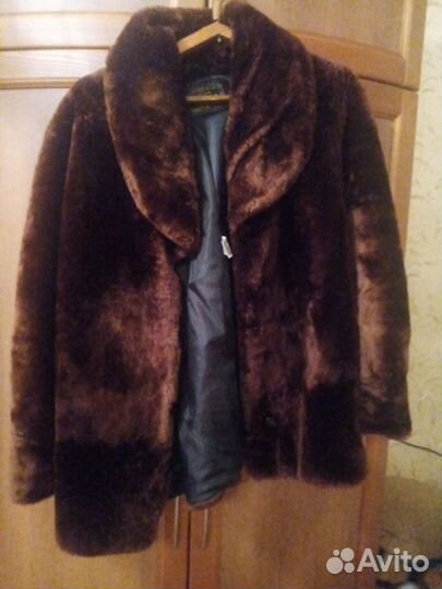 Шуба норковая размер 44-46, шуба мутоновая размер