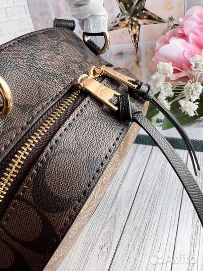 Рюкзак coach натуральная кожа