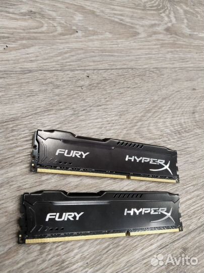 Оперативная память ddr3 hyperx fury 16gb